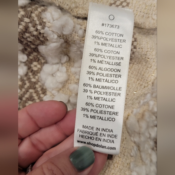 Anthropology Anthropologie Dolan Fringe Bobo Jacket Large - Picture 9 of 11